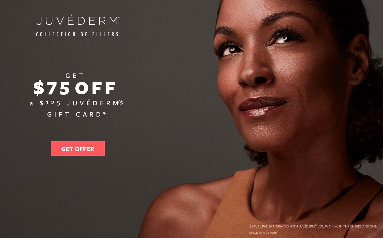 Get $75 off a $125 Juvéderm gift card through Allē